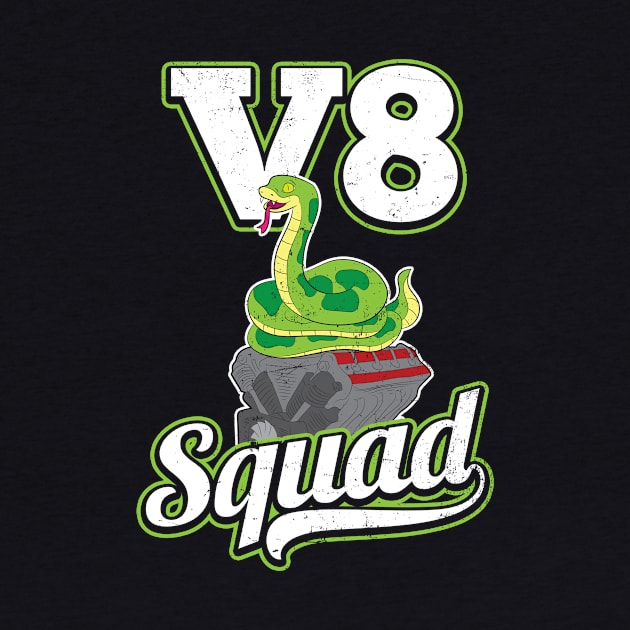 V8 Engine Shirt | Viper Squad Block Gift by Gawkclothing